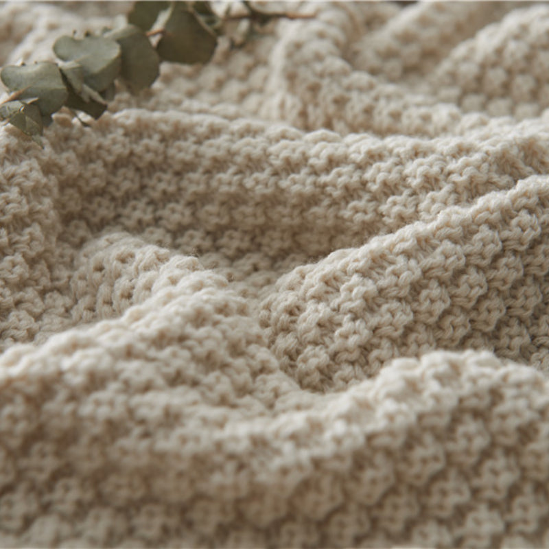 Tassel Knitted Blanket