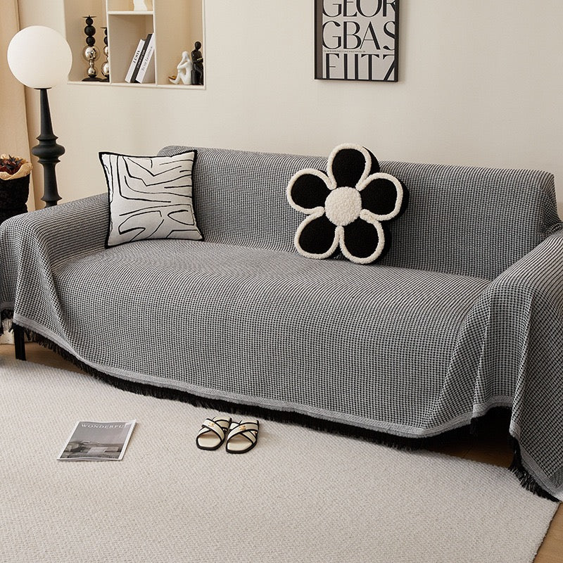 Waffle Minimalist Sofa Cover