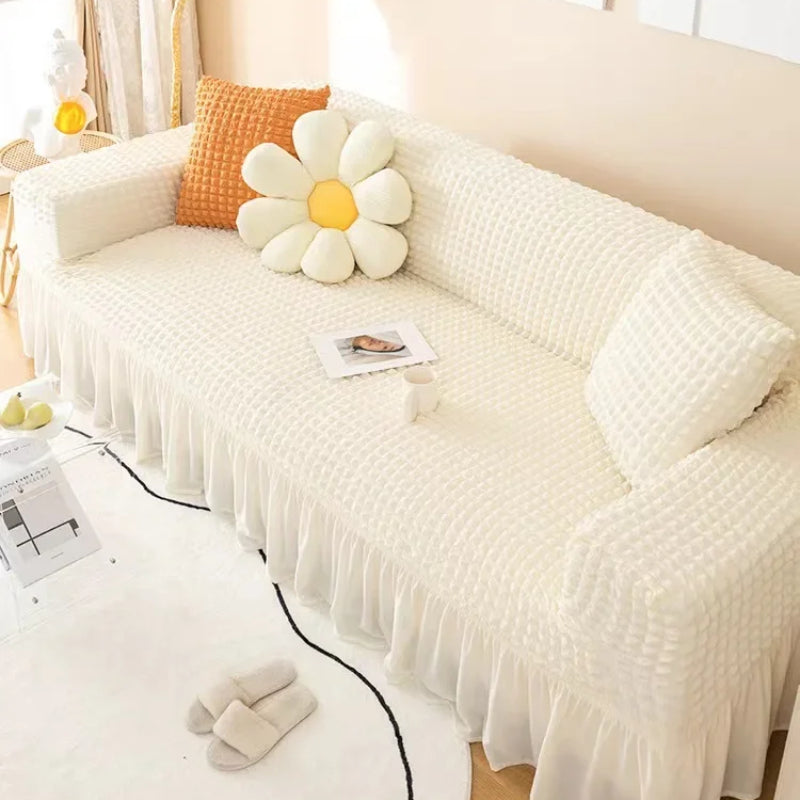 Bubble Grid Sofa Cover