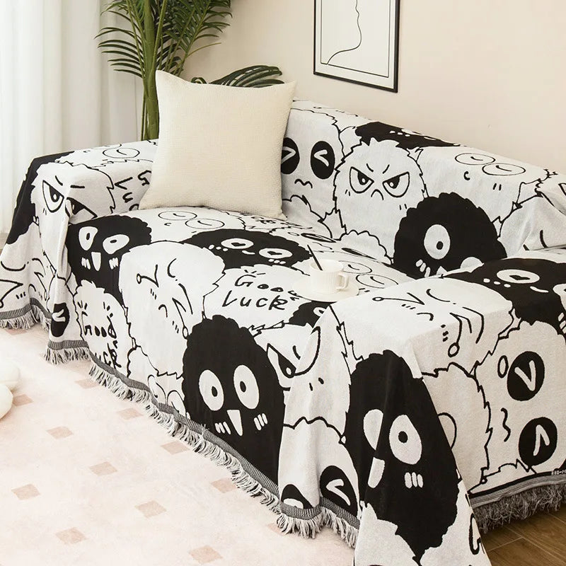 Cartoon Bohemian Sofa Cover