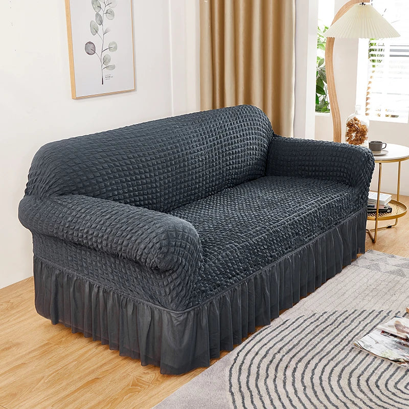 Bubble Grid Sofa Cover