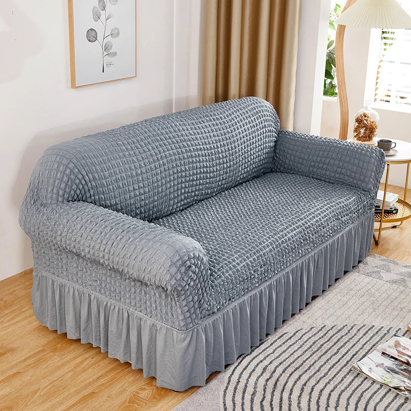 Bubble Grid Sofa Cover