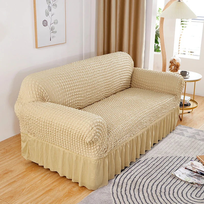 Bubble Grid Sofa Cover