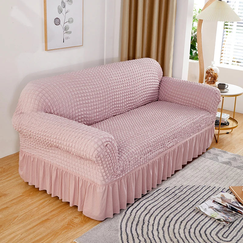 Bubble Grid Sofa Cover