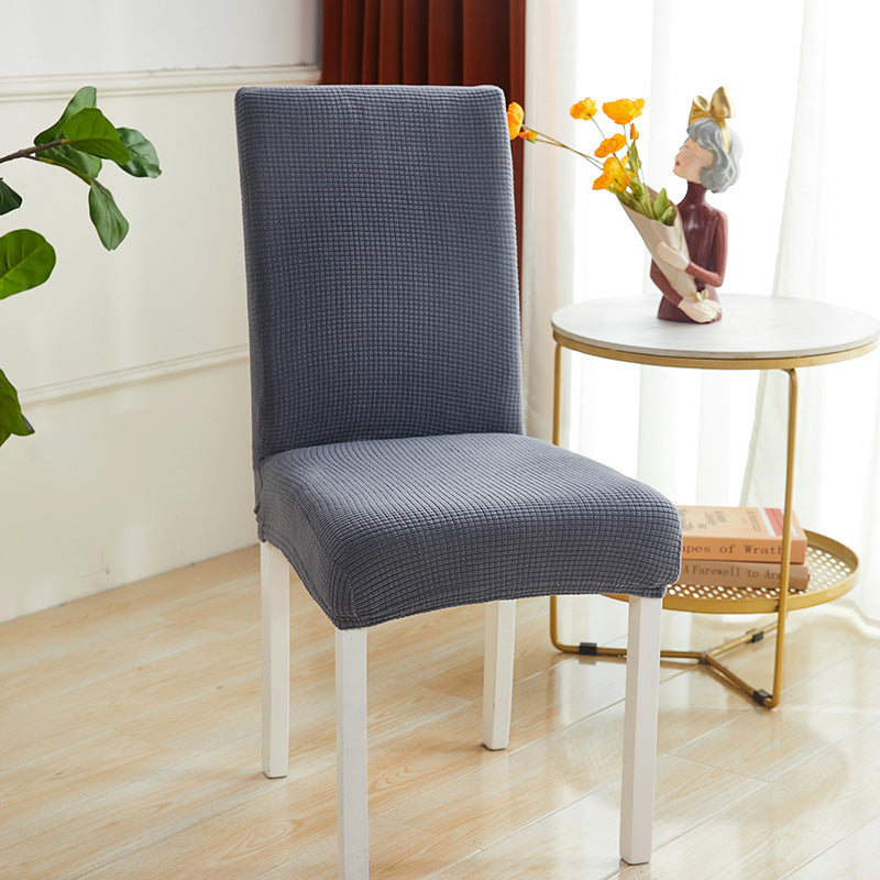 Thick Elastic Chair Cover Made Of Fleece