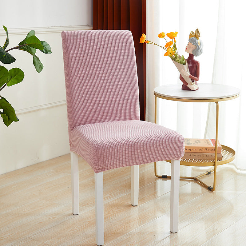 Thick Elastic Chair Cover Made Of Fleece