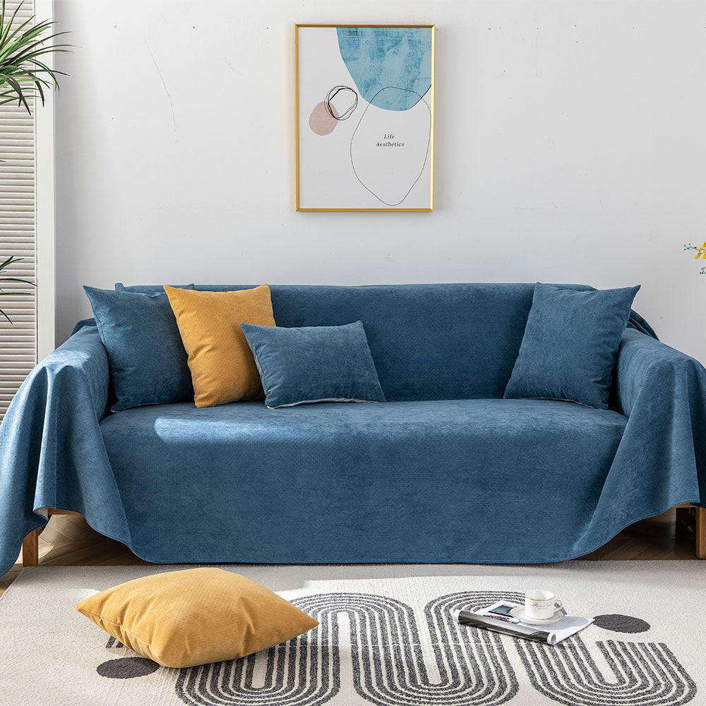 Fabric Solid Color Waterproof Sofa Cover