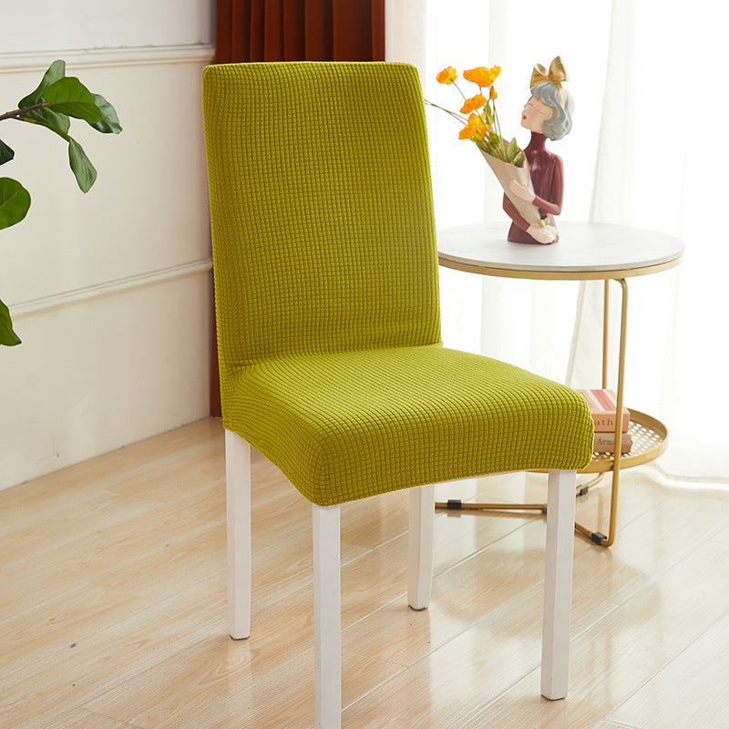 Thick Elastic Chair Cover Made Of Fleece