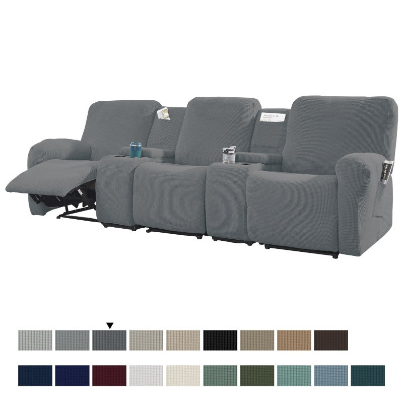 Lying Chair Sofa Cover With Center Console