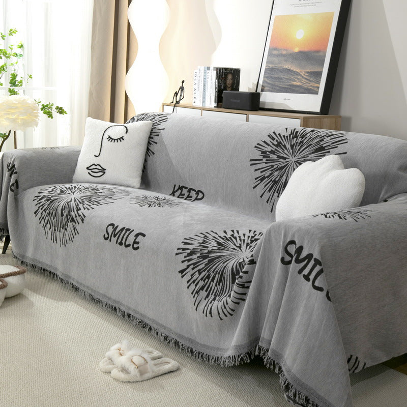 Nordic Style Fireworks Sofa Cover