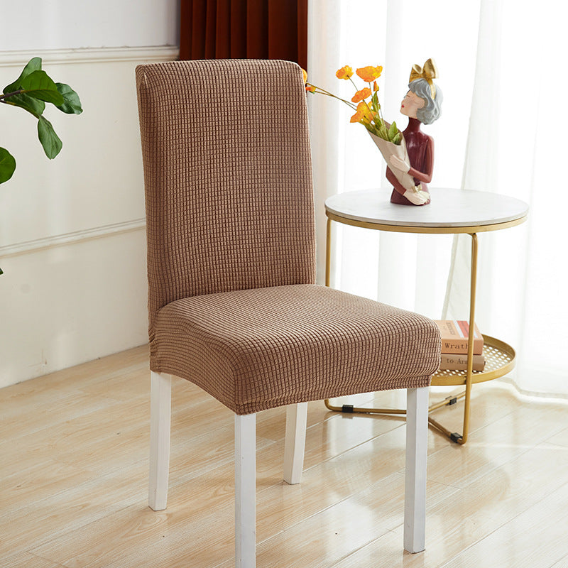 Thick Elastic Chair Cover Made Of Fleece