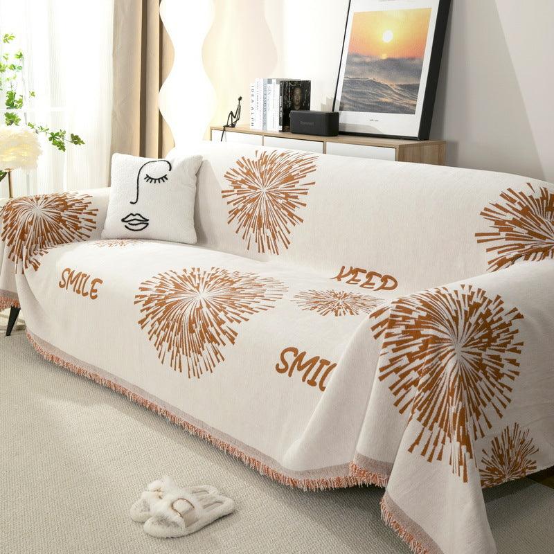 Nordic Style Fireworks Sofa Cover