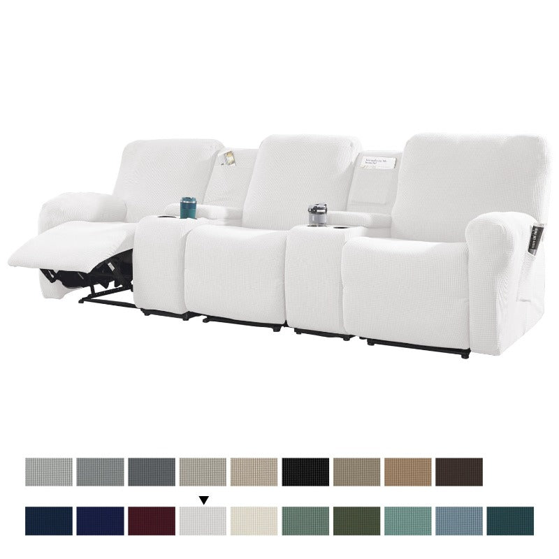 Lying Chair Sofa Cover With Center Console