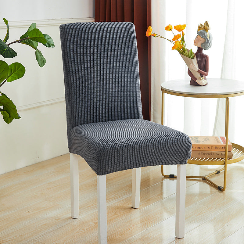 Thick Elastic Chair Cover Made Of Fleece